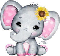 a cute elephant